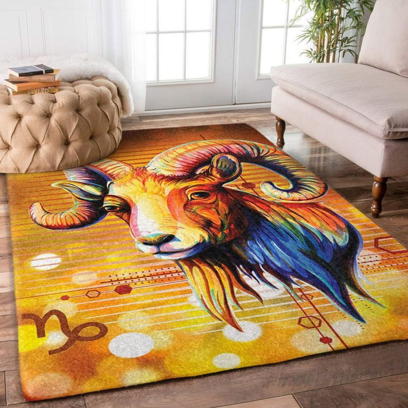 Zodiac Capricorn Teppich, Teppiche - Outdoor Teppich, Teppich Wohnzimmer, Küchenteppich, Kinderzimmer, Modern