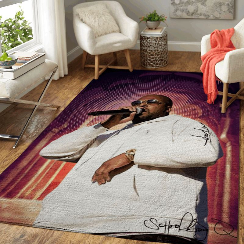 Schoolboy Q Rapper 1 Teppich, Teppiche - Outdoor Teppich, Teppich Wohnzimmer, Küchenteppich, Kinderzimmer, Modern