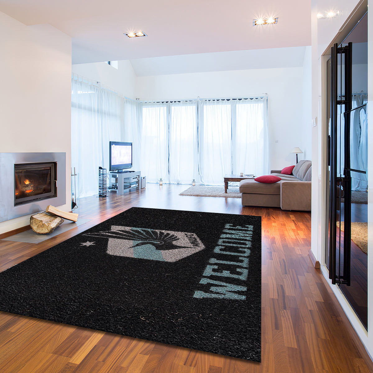 Minnesota United Fc Welcome teppich, teppiche - willkommen outdoor teppich, teppich wohnzimmer , Küchenteppich, kinderzimmer, modern