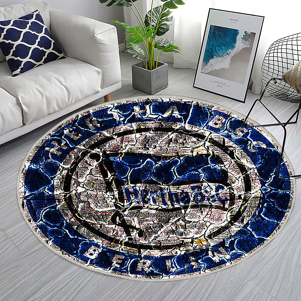 Hertha Fc Teppich Rund, Teppiche - Versengt Outdoor Teppich Rund, Bundesliga Teppich Wohnzimmer, Carpet, Rug