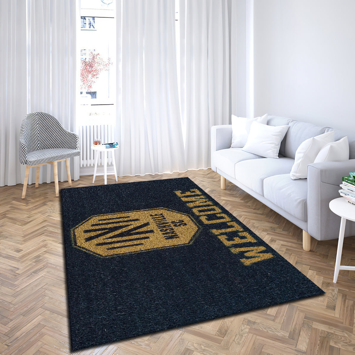 Nashville Sc Welcome teppich, teppiche - willkommen outdoor teppich, teppich wohnzimmer , Küchenteppich, kinderzimmer, modern
