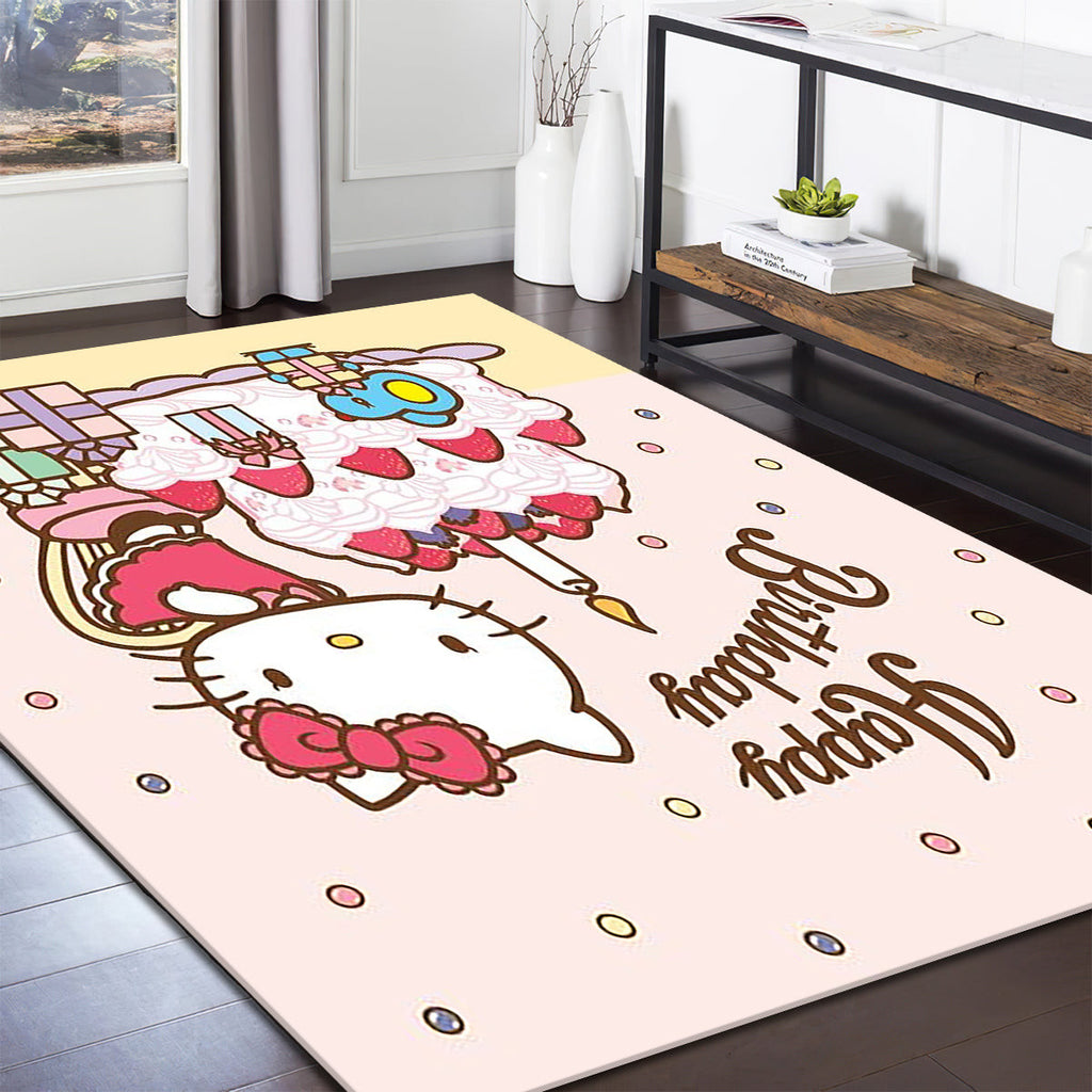 Hello Kitty 4 teppich, teppiche - Hallo Kätzchen 4 outdoor teppich, teppich wohnzimmer , Küchenteppich, kinderzimmer, modern