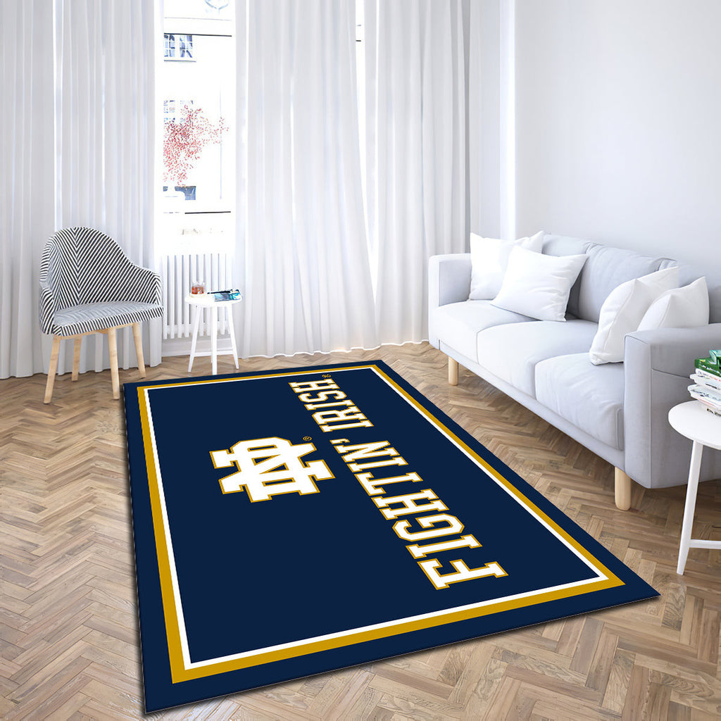 Notre Dame Fighting Irish Imperial Wordmark teppich, teppiche - Wortmarke outdoor teppich, teppich wohnzimmer , Küchenteppich, kinderzimmer, modern