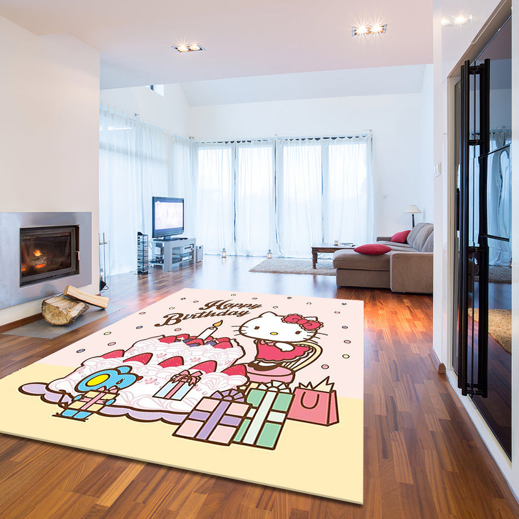 Hello Kitty 4 teppich, teppiche - Hallo Kätzchen 4 outdoor teppich, teppich wohnzimmer , Küchenteppich, kinderzimmer, modern