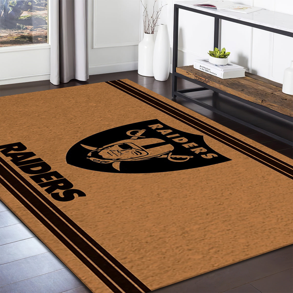 Las Vegas Raiders Logo Turf teppich, teppiche - Rasen outdoor teppich, teppich wohnzimmer , Küchenteppich, kinderzimmer, modern