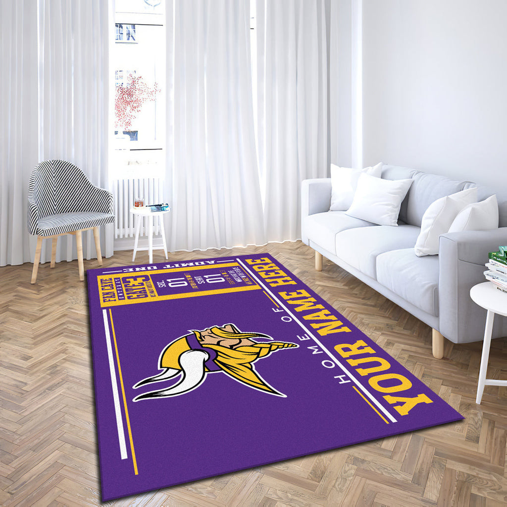 Minnesota Vikings teppich, teppiche - Wikinger outdoor teppich, teppich wohnzimmer , Küchenteppich, kinderzimmer, modern