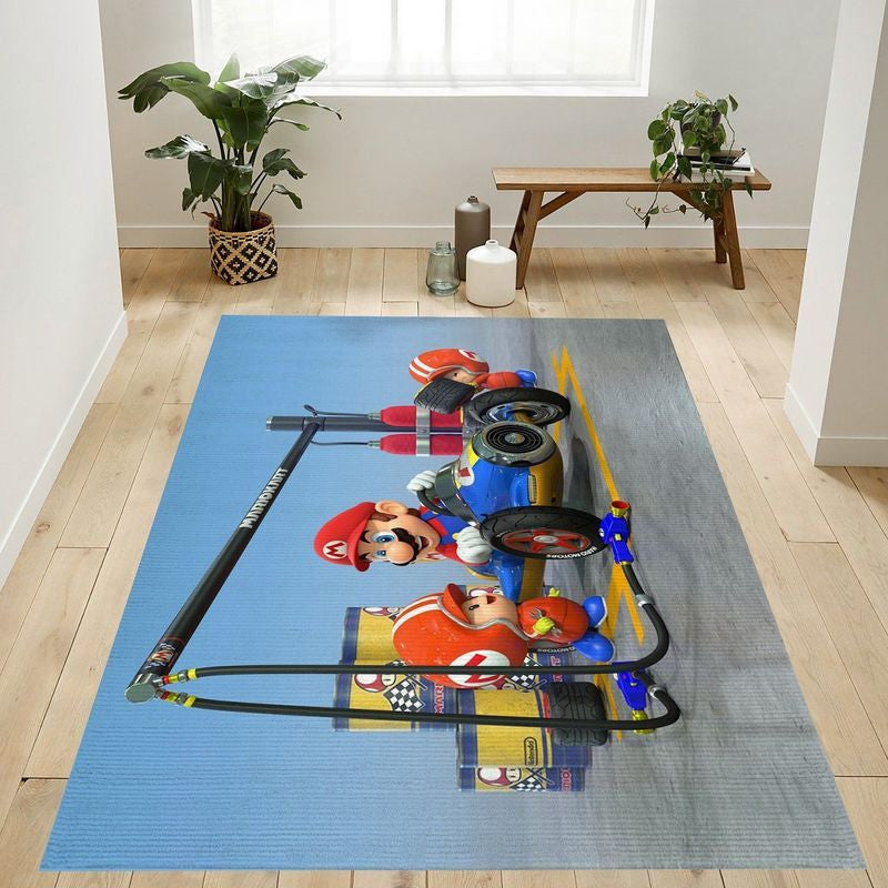 Super Mario 111 Teppich, Teppiche - Outdoor Teppich, Teppich Wohnzimmer, Küchenteppich, Kinderzimmer, Modern