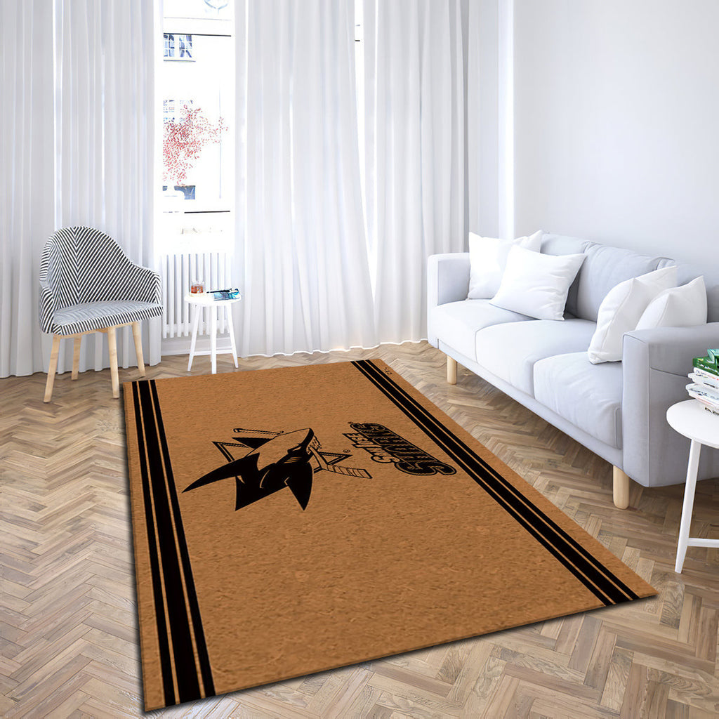 San Jose Sharks Logo Turf teppich, teppiche - Rasen outdoor teppich, teppich wohnzimmer , Küchenteppich, kinderzimmer, modern