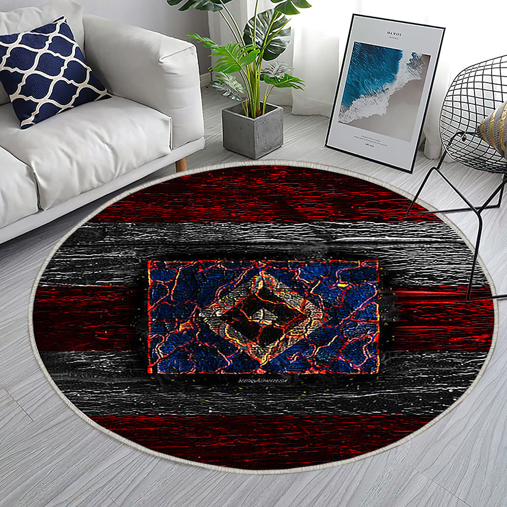 Hamburger Fc Teppich Rund, Teppiche - Feuer Outdoor Teppich Rund, Bundesliga 2 Teppich Wohnzimmer, Carpet, Rug