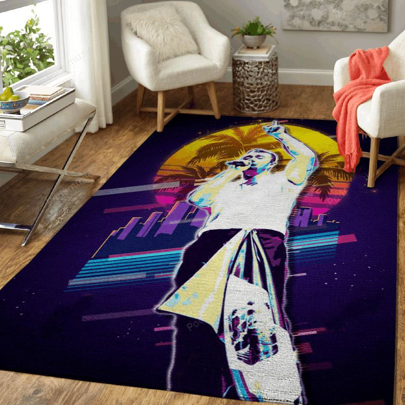 Sam Smith Artwork Music Synthwave 80S Art Teppich, Teppiche - Outdoor Teppich, Teppich Wohnzimmer, Küchenteppich, Kinderzimmer, Modern