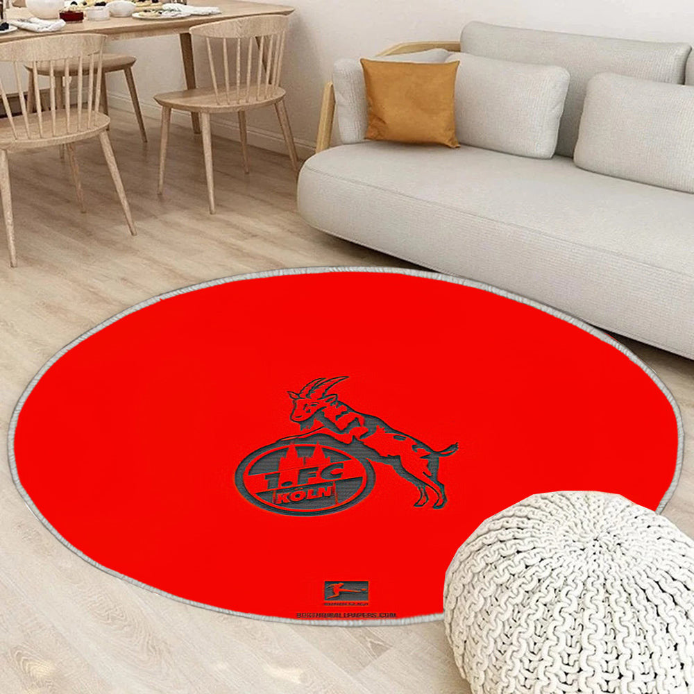 Fc Köln Teppich Rund, Teppiche - Rot Outdoor Teppich Rund, Deutsche Fußballmannschaft Teppich Wohnzimmer, Carpet, Rug
