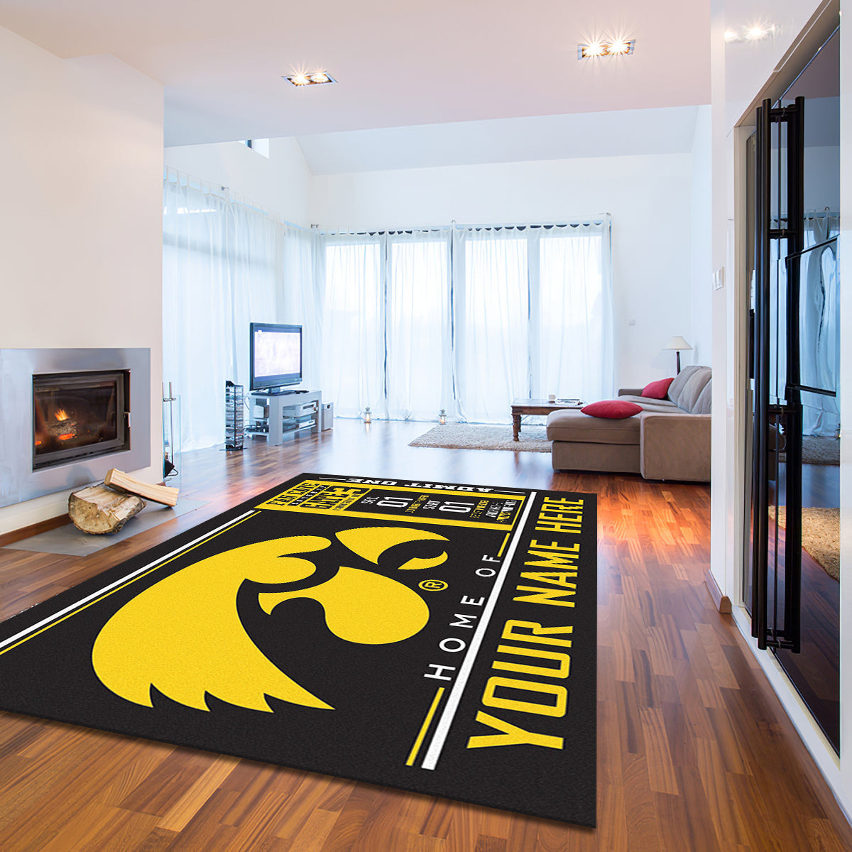 Iowa Hawkeyes teppich, teppiche - outdoor teppich, teppich wohnzimmer , Küchenteppich, kinderzimmer, modern