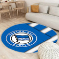 Hertha Berlin Teppich Rund, Teppiche - Fc Materialdesign Outdoor Teppich Rund, Emblem Teppich Wohnzimmer, Carpet, Rug