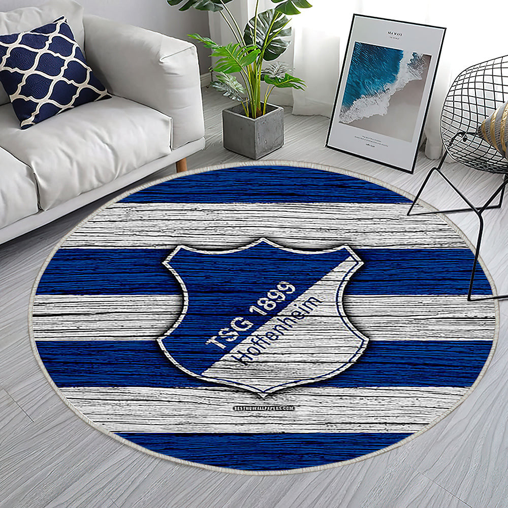 Hoffenheimer Bundesliga Teppich Rund, Teppiche - Deutschland Outdoor Teppich Rund, Teppich Wohnzimmer, Carpet, Rug