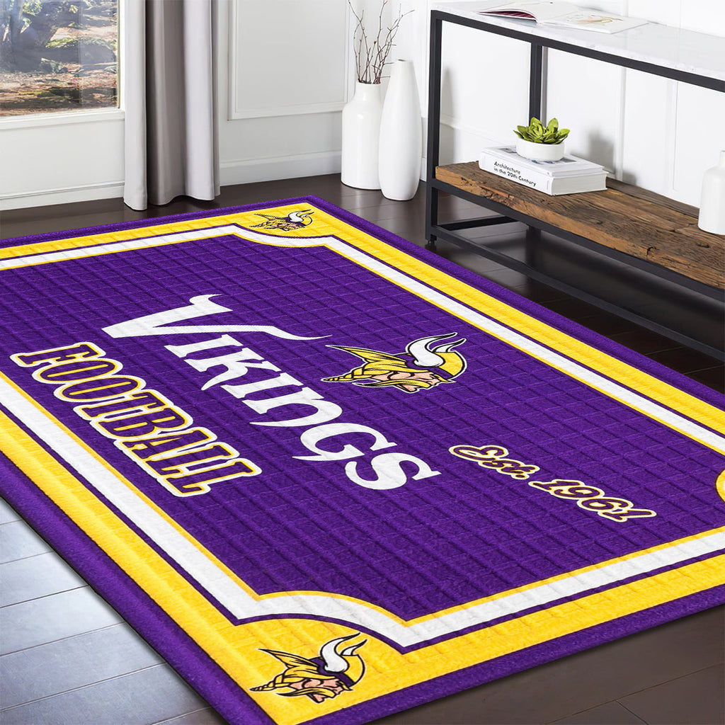 Minnesota Vikings Embossed teppich, teppiche - Minnesota Wikinger geprägt outdoor teppich, teppich wohnzimmer , Küchenteppich, kinderzimmer, modern