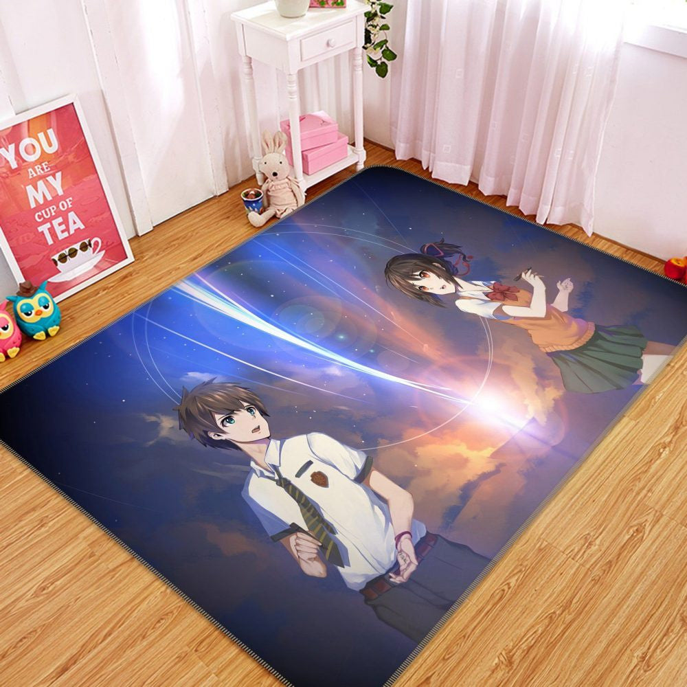 Your Name Anime 22 Teppich, Teppiche - Outdoor Teppich, Teppich Wohnzimmer, Küchenteppich, Kinderzimmer, Modern