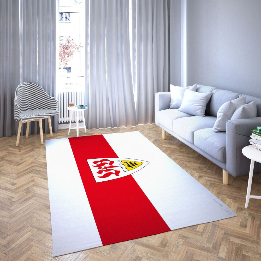 Stuttgart LieblingsFußballverein 18 Teppich, Teppiche - Outdoor Teppich, Teppich Wohnzimmer, Küchenteppich, Kinderzimmer, Modern