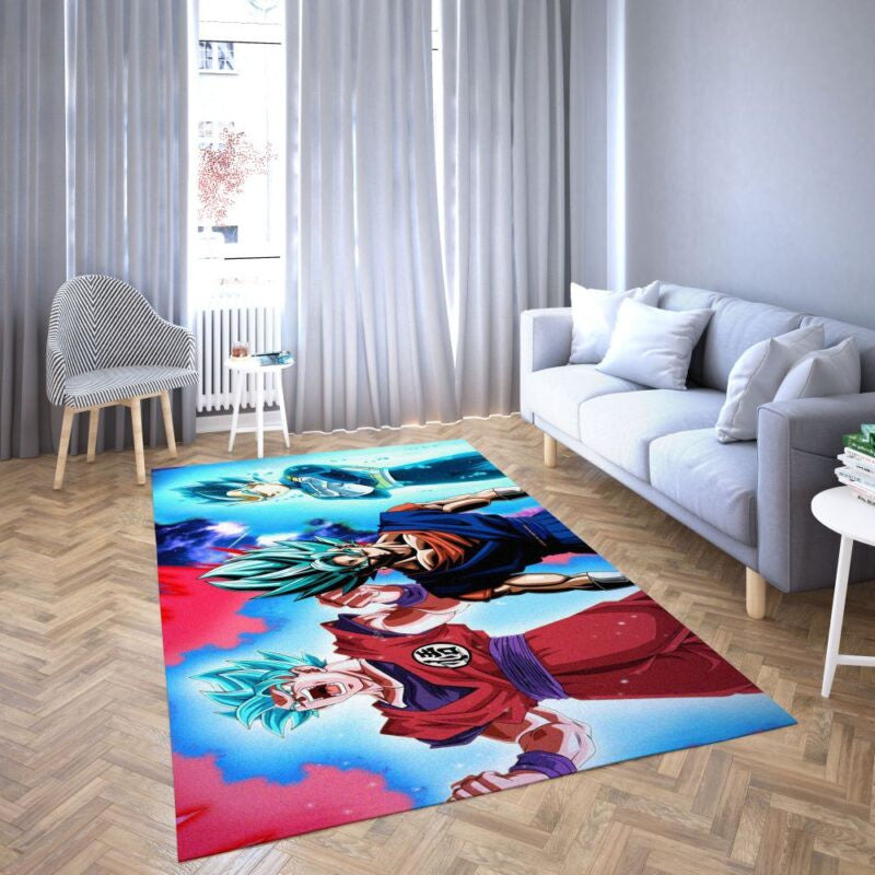 Vegito Blue Dragon Ball Super Lieblings Karikatur1004 Teppich, Teppiche - Outdoor Teppich, Teppich Wohnzimmer, Küchenteppich, Kinderzimmer, Modern