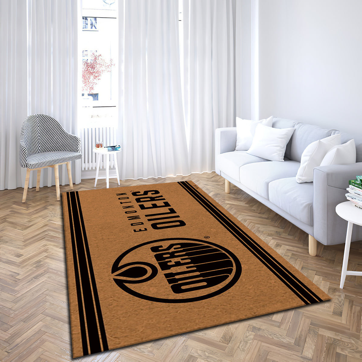 Edmonton Oilers Logo Turf teppich, teppiche - Rasen outdoor teppich, teppich wohnzimmer , Küchenteppich, kinderzimmer, modern