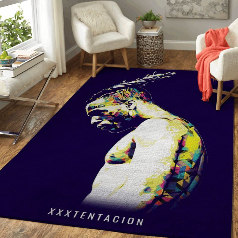Xxxtentacion The Legend Rapper Hiphop Pop Art For Fans Teppich, Teppiche - Outdoor Teppich, Teppich Wohnzimmer, Küchenteppich, Kinderzimmer, Modern