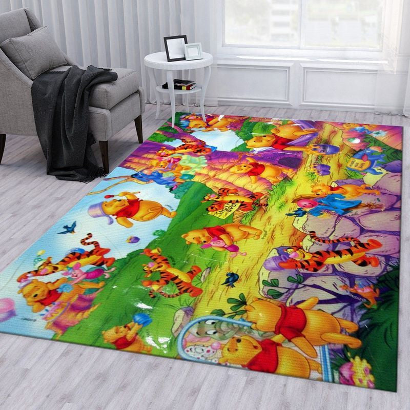 Winnie The Pooh 8 Teppich, Teppiche - Outdoor Teppich, Teppich Wohnzimmer, Küchenteppich, Kinderzimmer, Modern