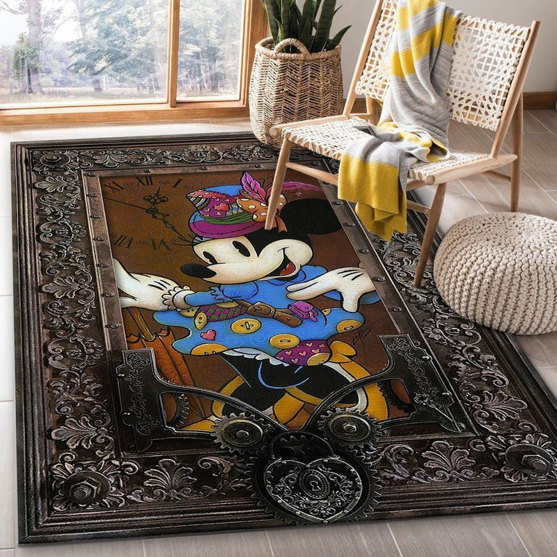 Steam Disney Minnie Teppich, Teppiche - Outdoor Teppich, Teppich Wohnzimmer, Küchenteppich, Kinderzimmer, Modern