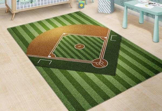 Baseball teppich, teppiche - outdoor teppich, teppich wohnzimmer, Küchenteppich, kinderzimmer, modern