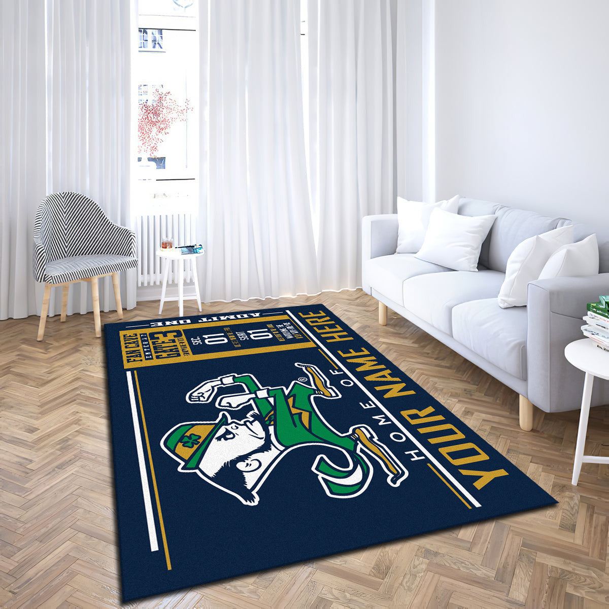 Notre Dame Fighting Irish teppich, teppiche - kämpft gegen iren outdoor teppich, teppich wohnzimmer , Küchenteppich, kinderzimmer, modern