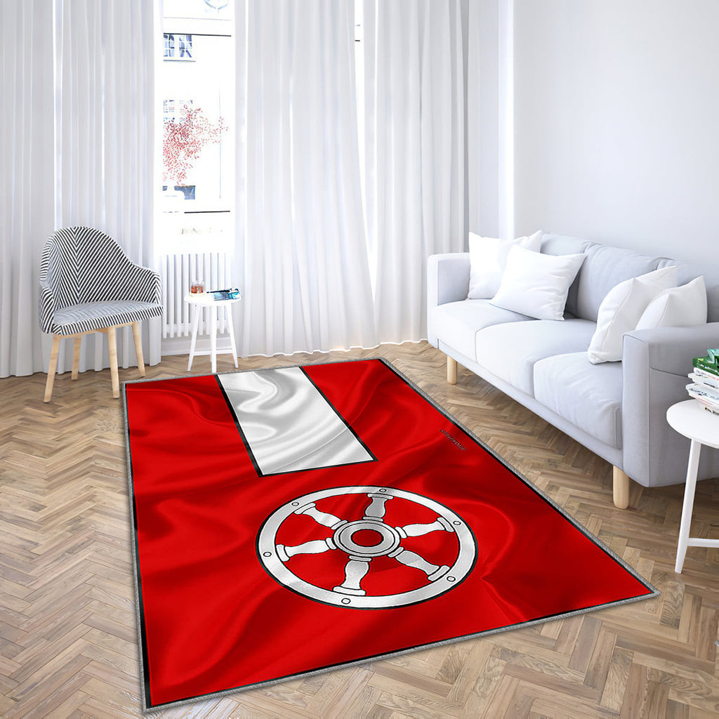 Erfurt Flag Silk Texture Teppich, Teppiche - Seidenfahne Outdoor Teppich, Teppich Wohnzimmer, Küchenteppich, Kinderzimmer, Modern
