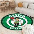 Boston Celtics Kreis Logo Teppich Rund, Teppiche - Outdoor Teppich Rund, Teppich Wohnzimmer, Carpet, Rug