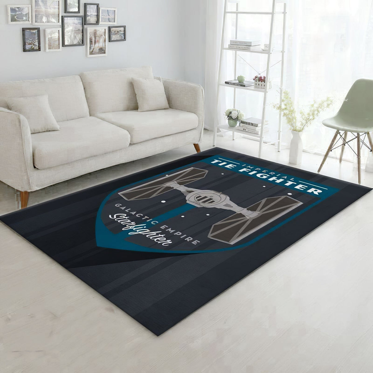 Tie Fighter Teppich, Teppiche - Outdoor Teppich, Teppich Wohnzimmer, Küchenteppich, Kinderzimmer, Modern