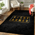 Richy Ahmed Gold Badges Art Teppich, Teppiche - Outdoor Teppich, Teppich Wohnzimmer, Küchenteppich, Kinderzimmer, Modern