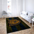 Chievo FC Fire Logo Teppich, Teppiche - Serie A Outdoor-Teppich, Wohnzimmerteppich, Küchenteppich, Kinderzimmer, Modern