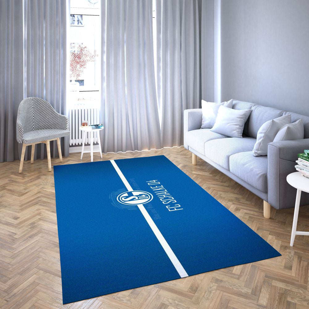 Schalke 04 LieblingsFußballverein 4 Teppich, Teppiche - Outdoor Teppich, Teppich Wohnzimmer, Küchenteppich, Kinderzimmer, Modern
