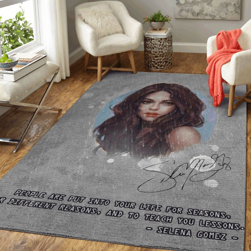 Selena Gomez 3 Teppich, Teppiche - Outdoor Teppich, Teppich Wohnzimmer, Küchenteppich, Kinderzimmer, Modern