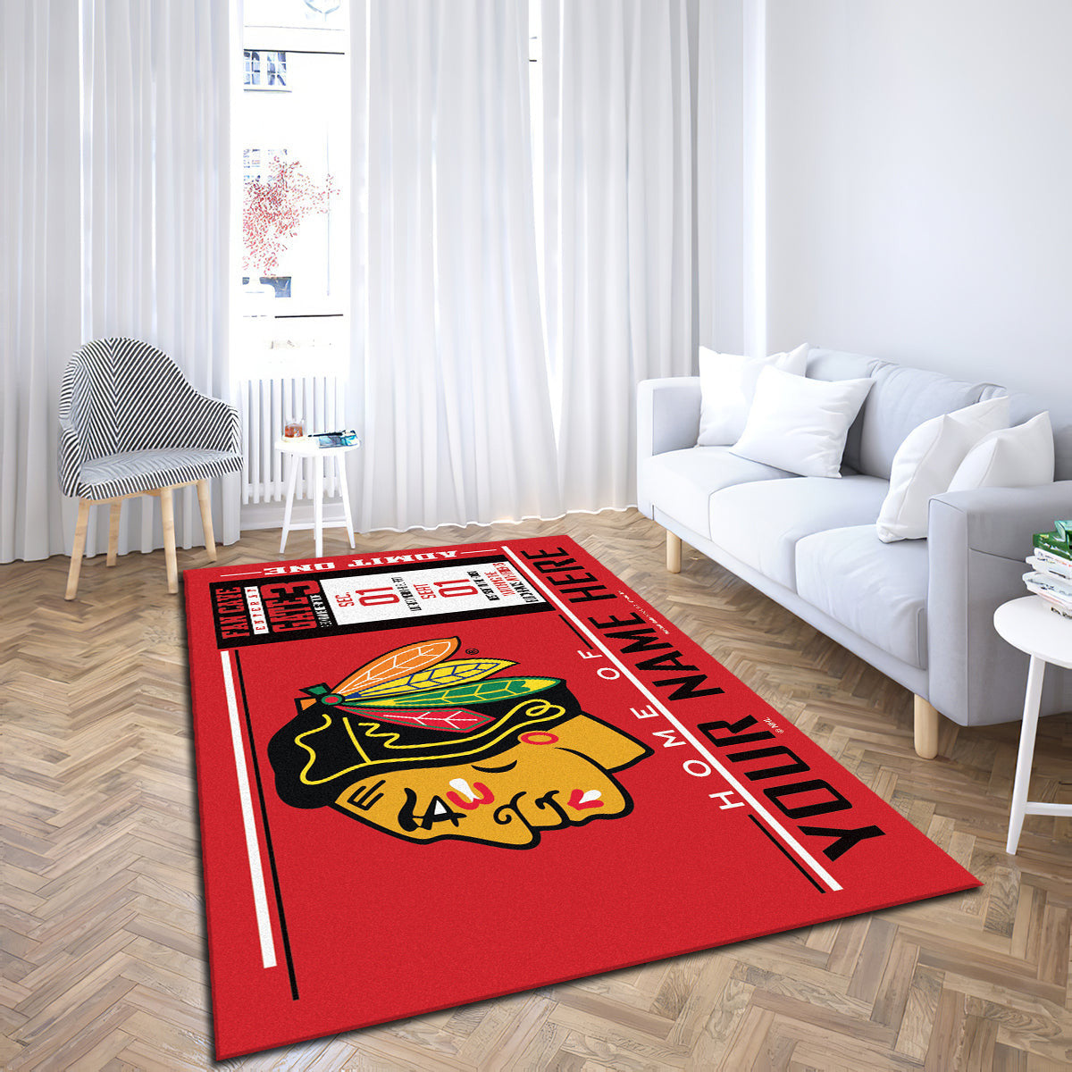 Chicago Blackhawks teppich, teppiche - outdoor teppich, teppich wohnzimmer , Küchenteppich, kinderzimmer, modern