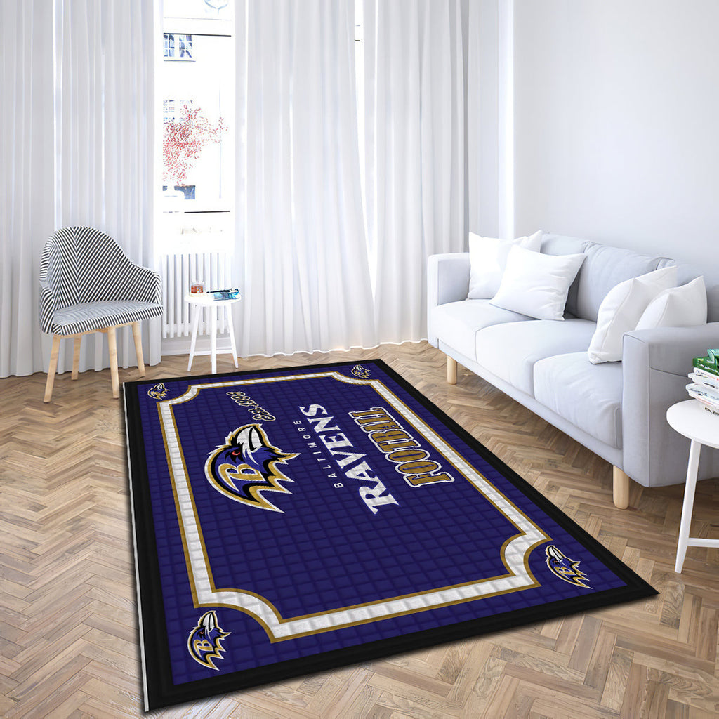 Baltimore Ravens Embossed teppich, teppiche - Baltimore Raben geprägt outdoor teppich, teppich wohnzimmer , Küchenteppich, kinderzimmer, modern