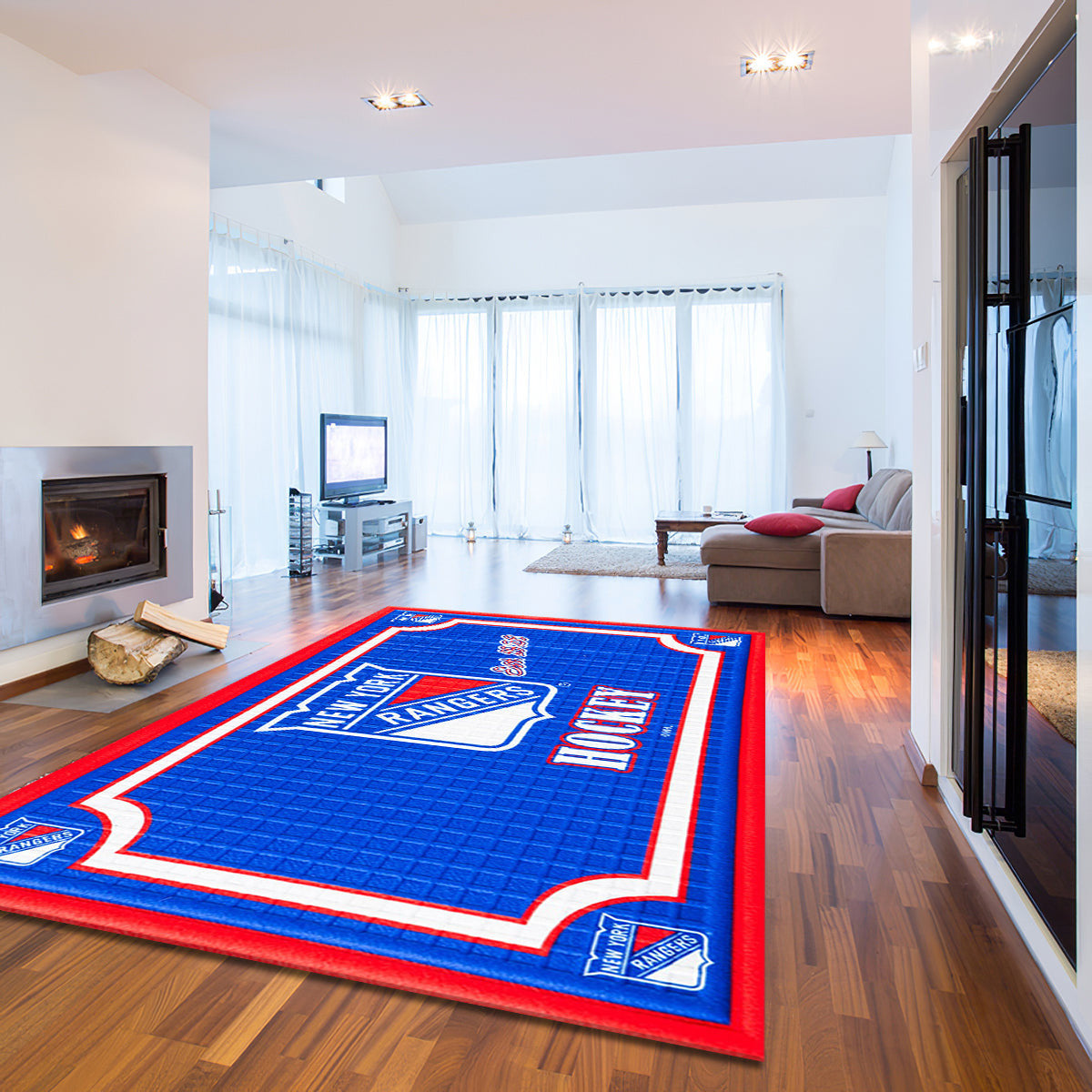 New York Rangers Embossed teppich, teppiche - geprägt outdoor teppich, teppich wohnzimmer , Küchenteppich, kinderzimmer, modern