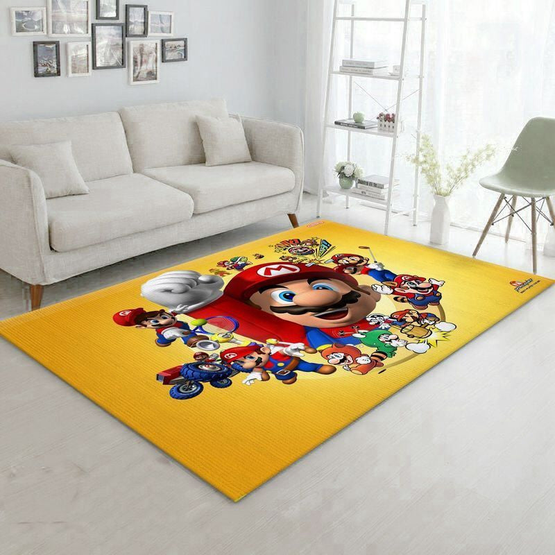 Super Mario 84 Teppich, Teppiche - Outdoor Teppich, Teppich Wohnzimmer, Küchenteppich, Kinderzimmer, Modern