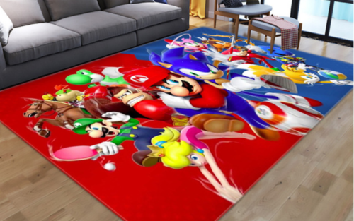 Super Mario1008 Teppich, Teppiche - Outdoor Teppich, Teppich Wohnzimmer, Küchenteppich, Kinderzimmer, Modern