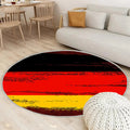 Flagge Von Deutschland Teppich Rund, Teppiche - Grunge Flags Outdoor Teppich Rund, Europäische Länder Teppich Wohnzimmer, Carpet, Rug