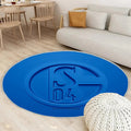 Fc Schalke 04 Teppich Rund, Teppiche - Outdoor Teppich Rund, Blau Teppich Wohnzimmer, Carpet, Rug