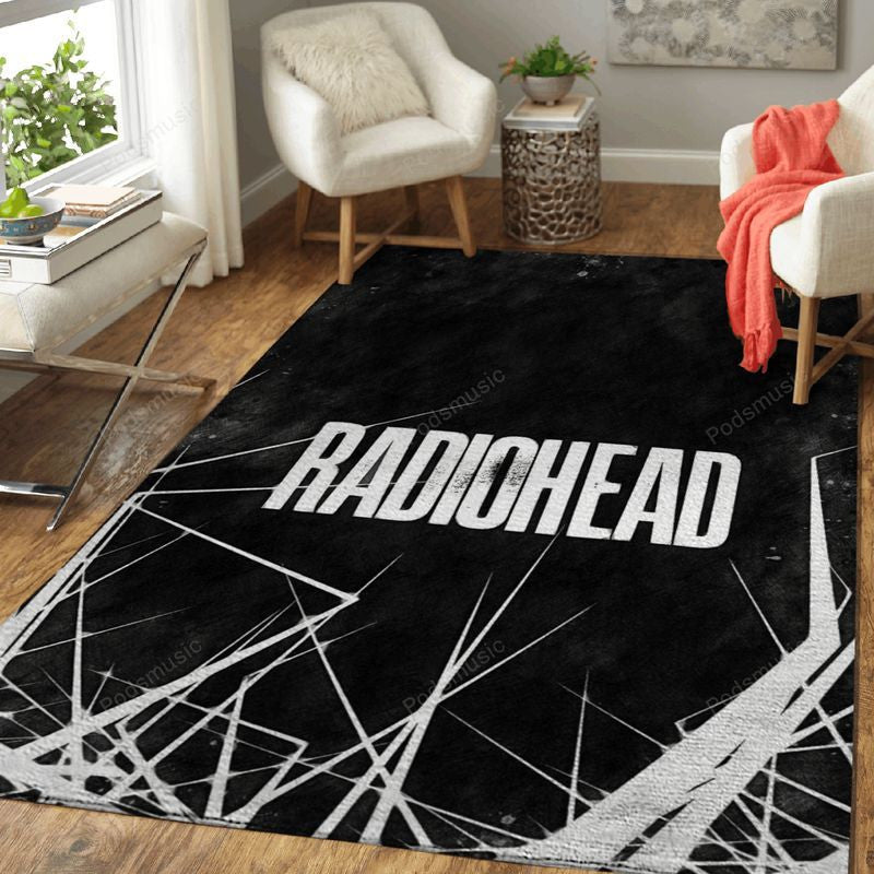 Radiohead Music Art Teppich, Teppiche - Outdoor Teppich, Teppich Wohnzimmer, Küchenteppich, Kinderzimmer, Modern