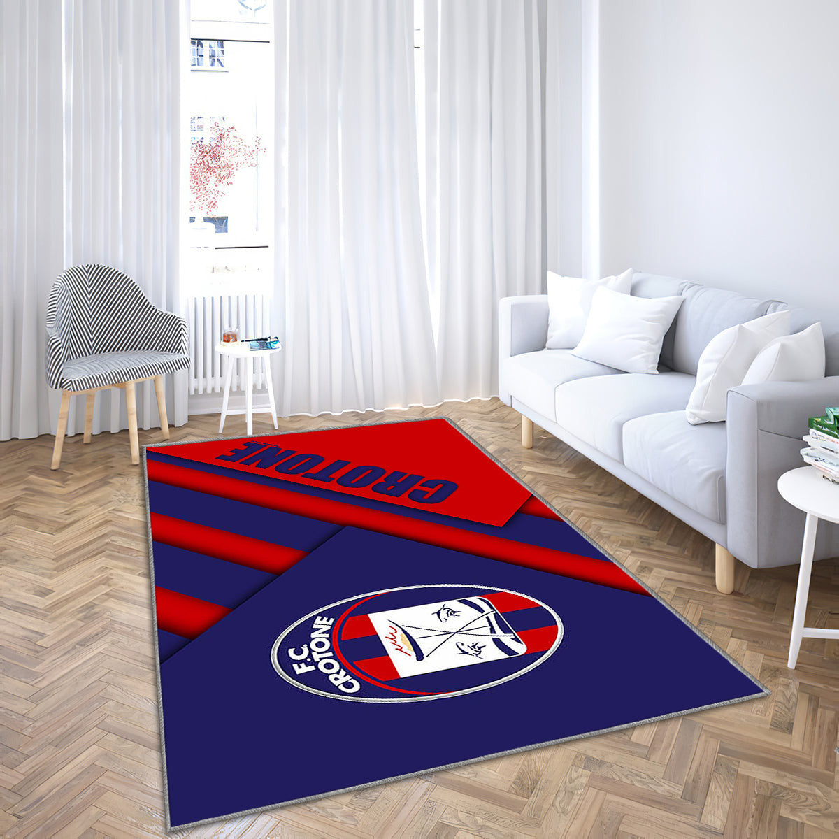 Fc Crotone Teppich, Teppiche - Logo-Materialdesign Outdoor Teppich, Teppich Wohnzimmer, Küchenteppich, Kinderzimmer, Modern