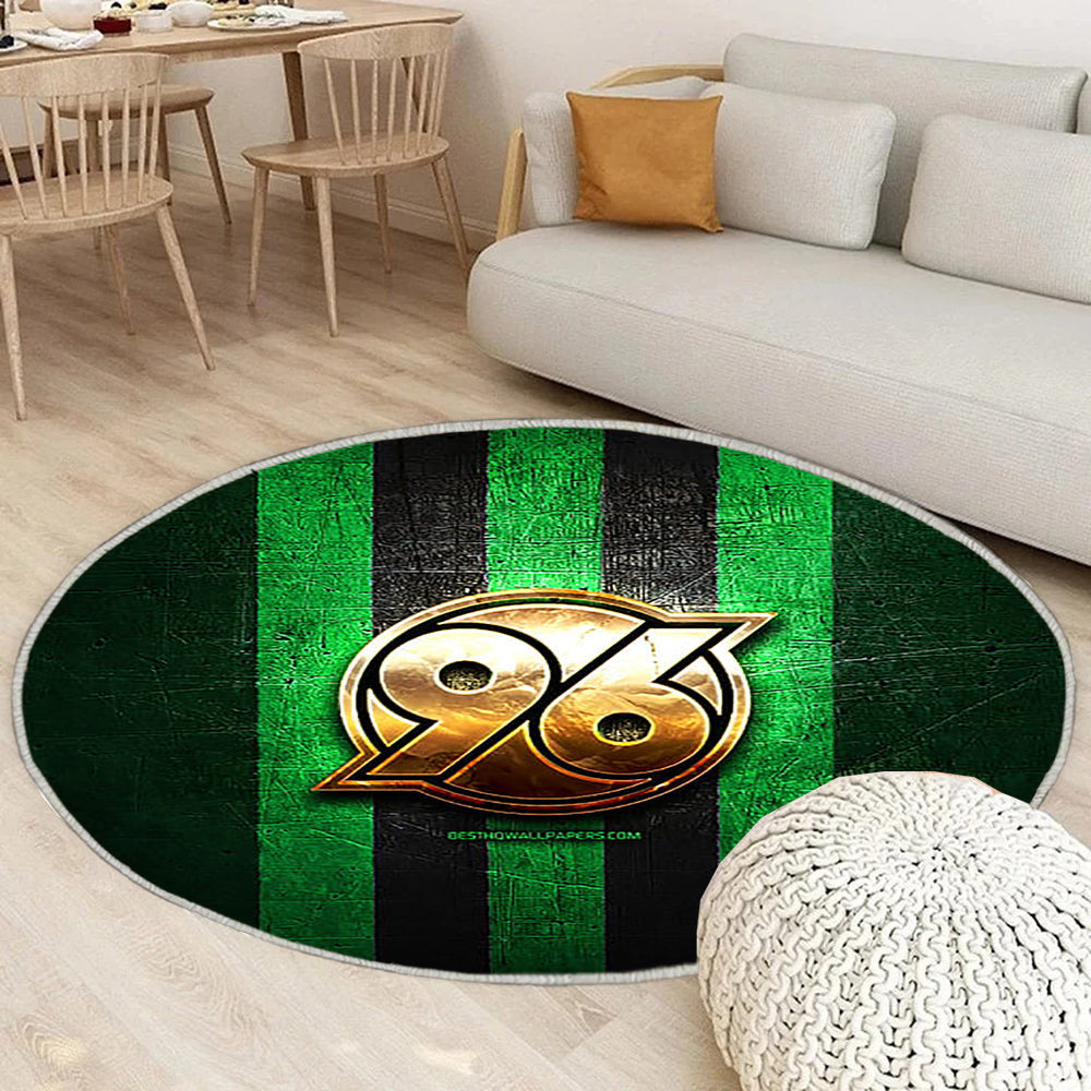 Hannover 96 Fc Teppich Rund, Teppiche - Golden Outdoor Teppich Rund, Bundesliga 2 Teppich Wohnzimmer, Carpet, Rug
