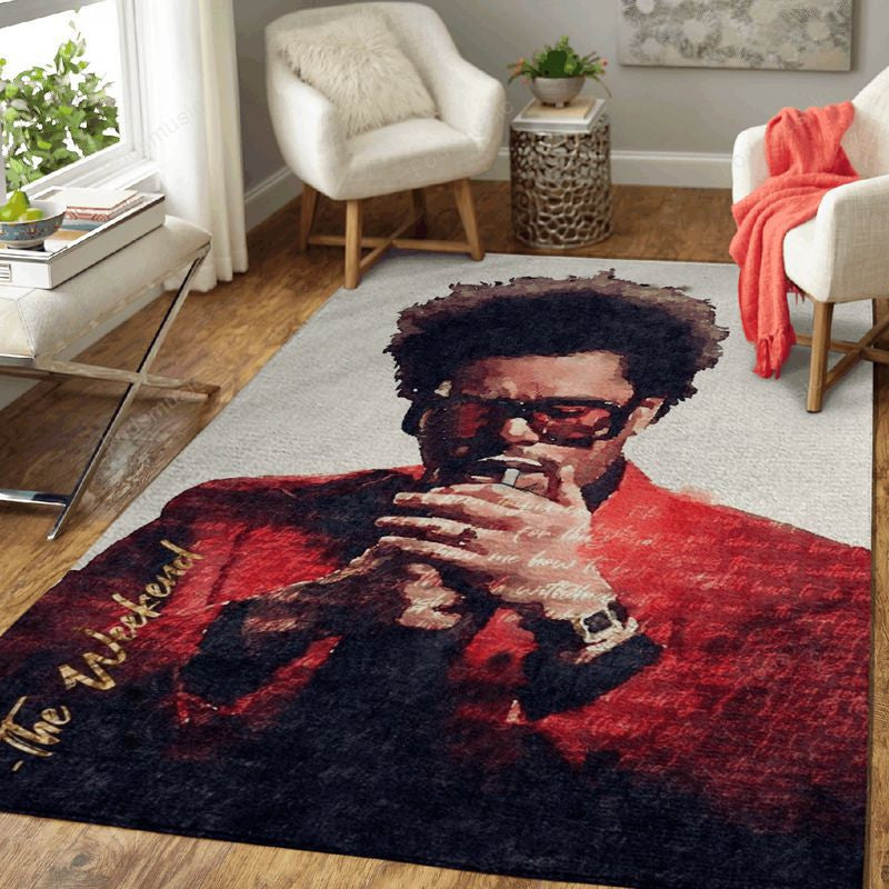 The Weeknd Music Art Teppich, Teppiche - Outdoor Teppich, Teppich Wohnzimmer, Küchenteppich, Kinderzimmer, Modern