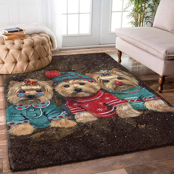Yorkie Terrier teppich, teppiche - outdoor teppich, teppich wohnzimmer, Küchenteppich, kinderzimmer, modern