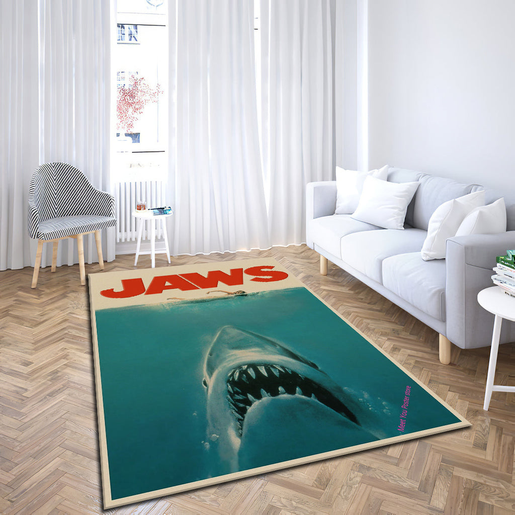 Jaws Horror teppich, teppiche - Kiefer outdoor teppich, teppich wohnzimmer , Küchenteppich, kinderzimmer, modern