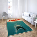 Jaws Horror teppich, teppiche - Kiefer outdoor teppich, teppich wohnzimmer , Küchenteppich, kinderzimmer, modern