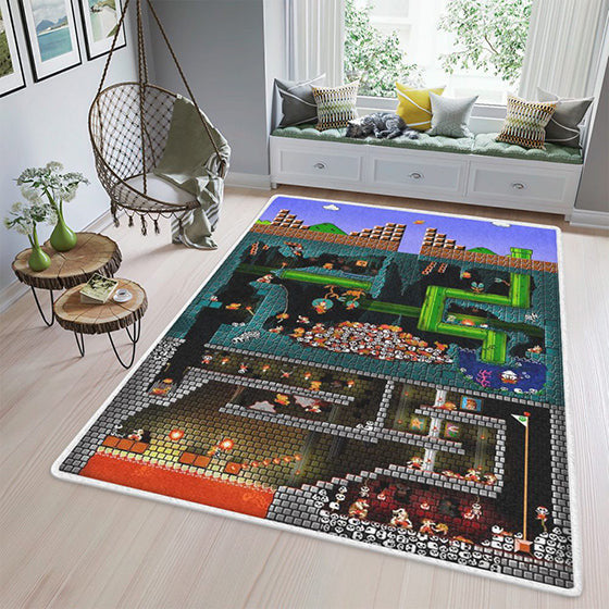 Super Mario Nintendo Fan Gift Super Mario Nintendo teppich - Fan Geschenk Super outdoor teppich, teppiche wohnzimmer , Küchenteppich, modern